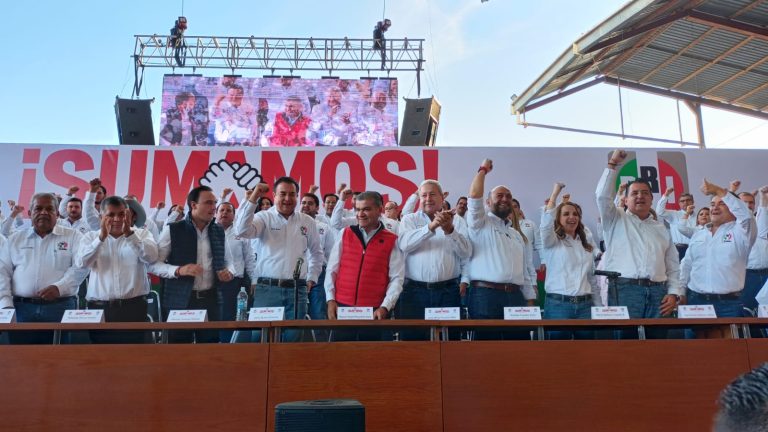 Rinden Jaime Bueno y María Bárbara protesta como presidente y secretaria general del PRI en Saltillo