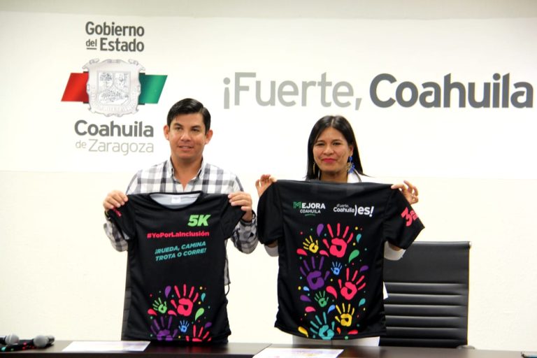 Coahuila realizará la carrera 5k ‘Yo por la inclusión: rueda, camina, trota o corre 2022’