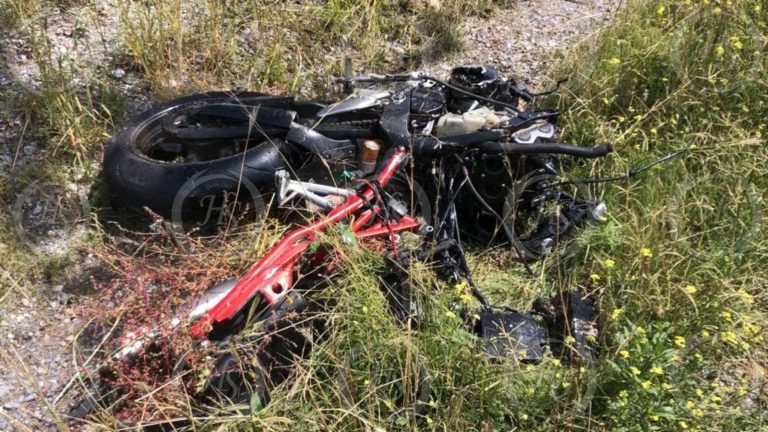 Muere motociclista en la carretera a San Antonio de las Alazanas