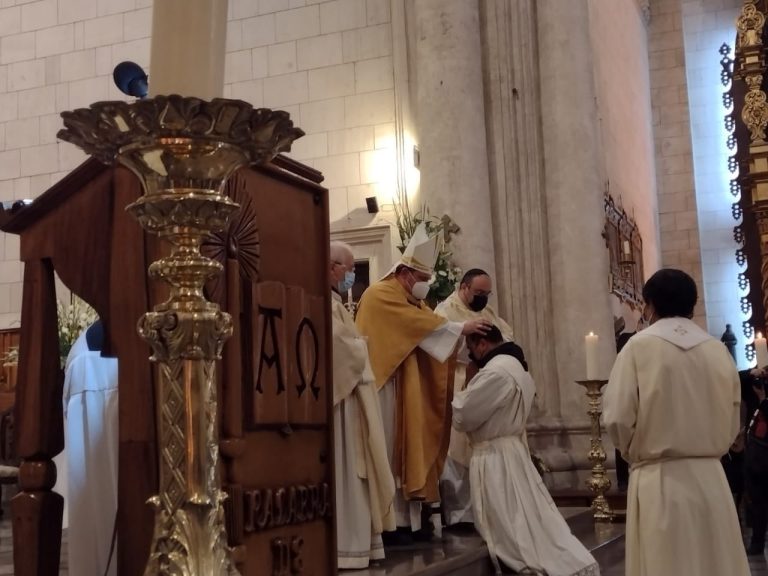 Realiza obispo Hilario ordenación sacerdotal de fray Mauricio Becerril Luna