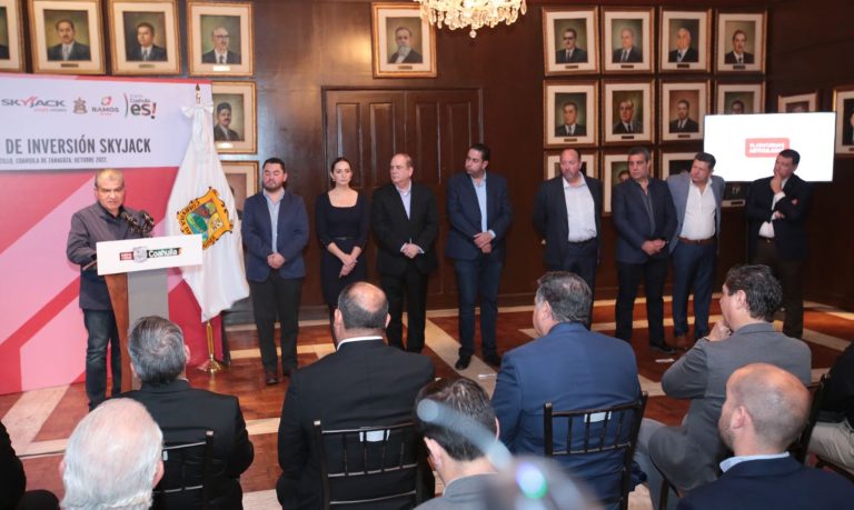 Anuncia MARS llegada a Coahuila de la empresa Sky Jack