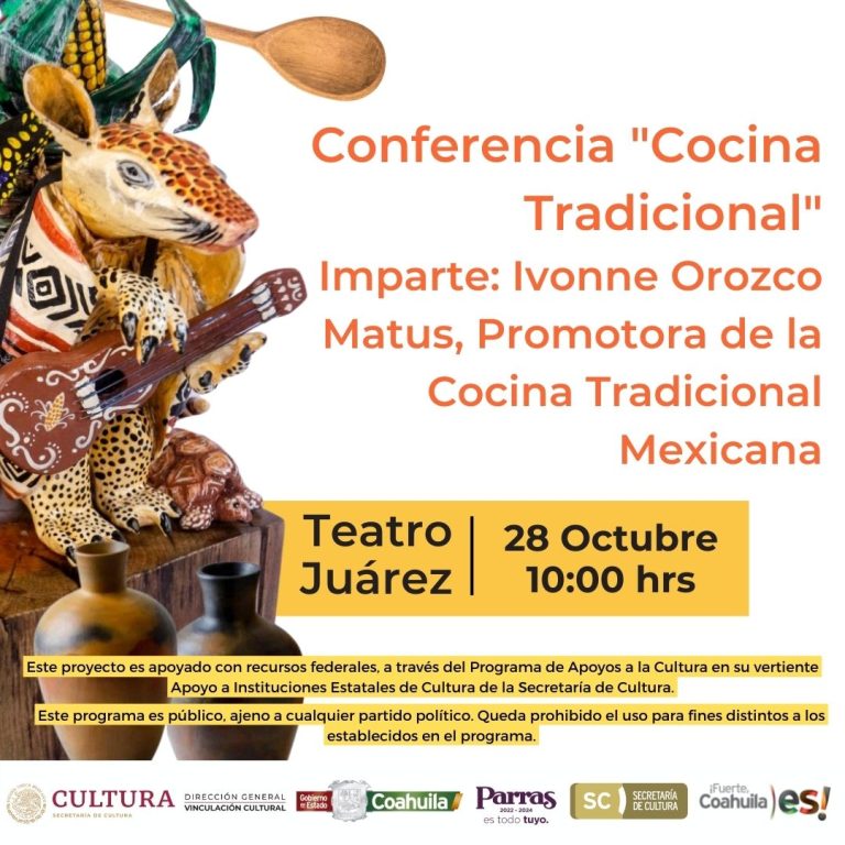 Coahuila presenta el Encuentro Estatal de Artesanía y Cocina Tradicional