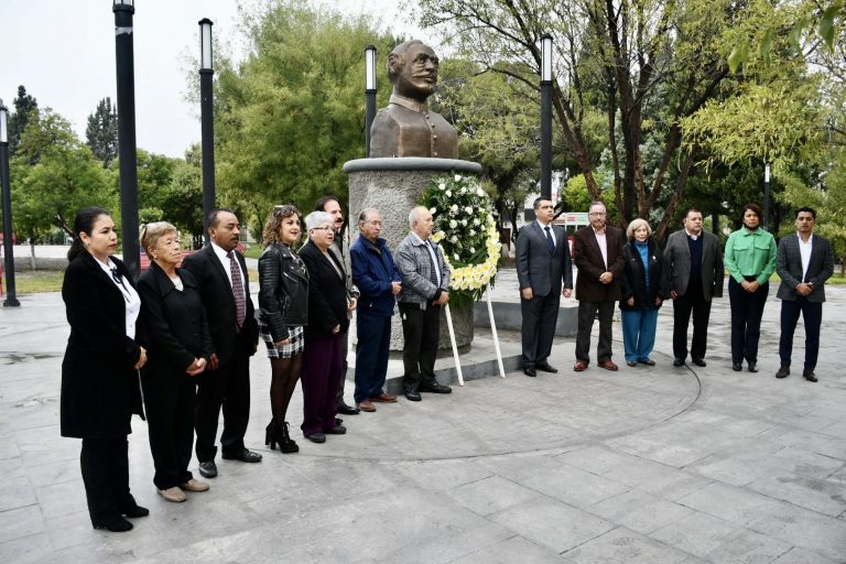 Con guardia de honor, recuerdan en Ramos Arizpe al general Francisco Coss