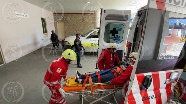 Dos lesionados en accidente carretero