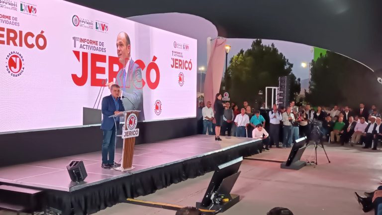 Rinde Jericó Abramo su Primer Informe de Actividades ante cientos de saltillenses