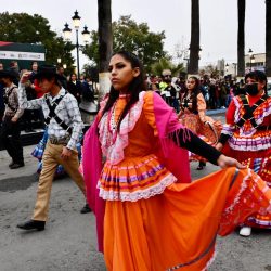 Celebran en Ramos Arizpe tradicional desfile revolucionario 13