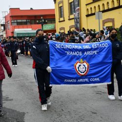 Celebran en Ramos Arizpe tradicional desfile revolucionario 20