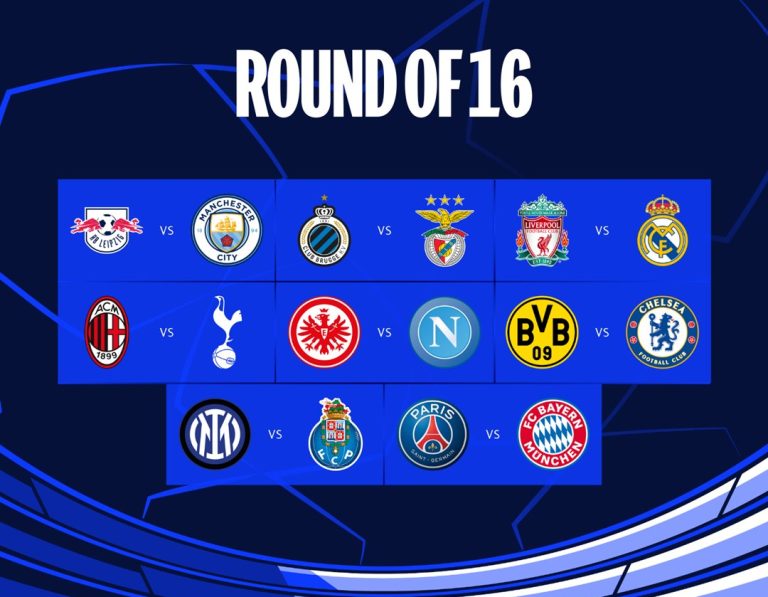 Se definen los encuentros de octavos de final de la Champions League