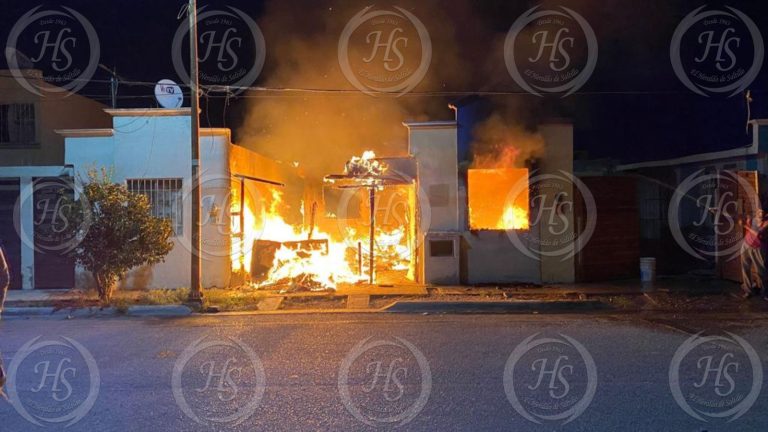 Se incendia casa en la Loma Linda