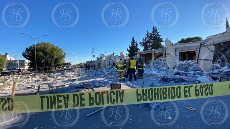 Explosión derriba locales al sur de Saltillo