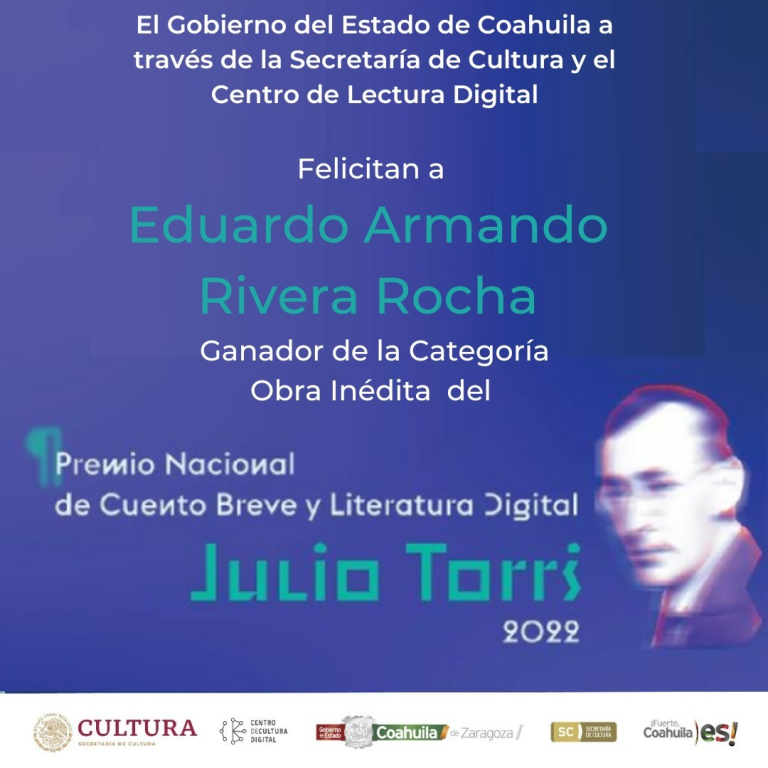 Cultura Coahuila: ya hay ganadores del Premio Julio Torri