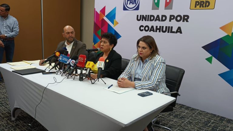 PAN, PRI y PRD en unidad por Coahuila