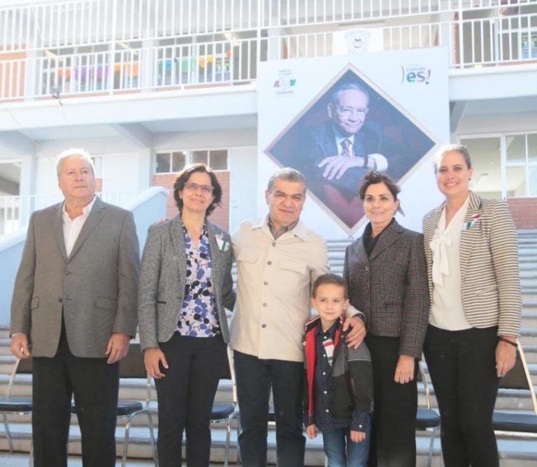 Entrega MARS infraestructura educativa en Saltillo