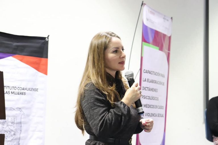Instituto Coahuilense de las Mujeres imparte plática a cadetes de la Policía Investigadora