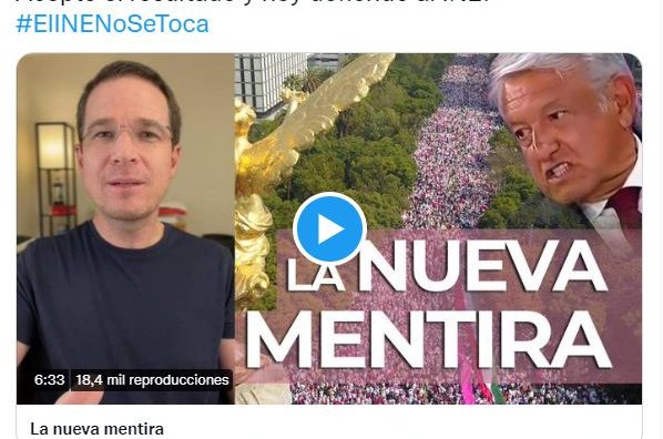 Ricardo Anaya refrenda su apoyo al INE