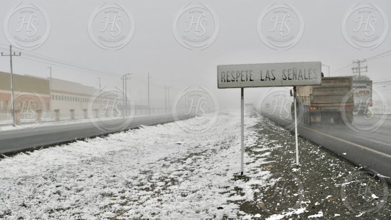 ‘Viste de blanco’ frente frío a Ramos Arizpe