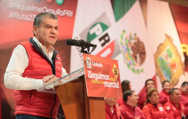 Va el PRI por las 16 diputaciones y la gubernatura: Riquelme