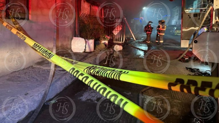 Mueren cuatro personas tras incendiarse su casa en Saltillo