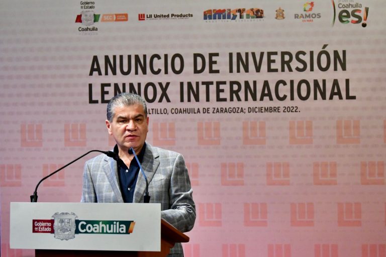 Anuncia MARS nueva inversión de Lennox Internacional por 150 mdd y 700 nuevos empleos