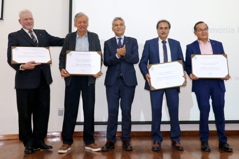 Cinvestav otorga el nombramiento de emérito a cuatro de sus investigadores