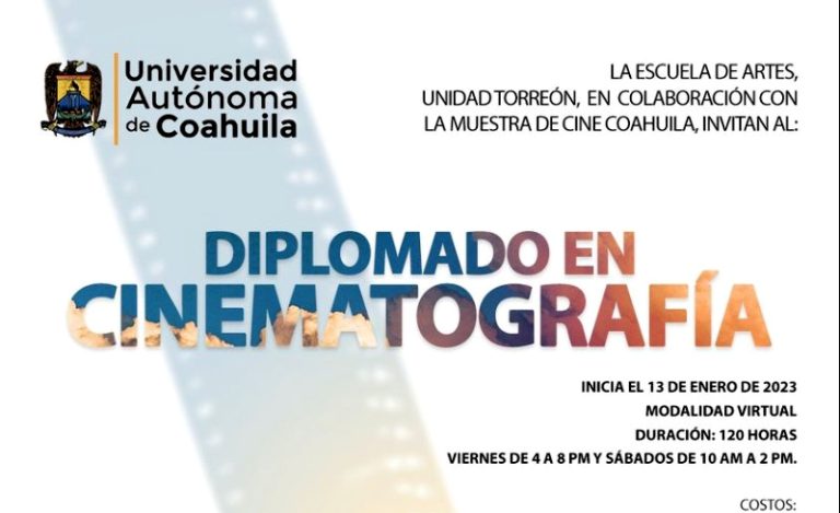 Convoca UA de C a Diplomado en Cinematografía