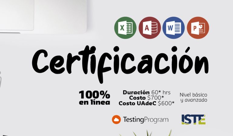 Invita UA de C a certificarse en Microsoft Office a través de la plataforma Testing Program