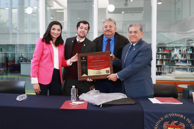 Recibe Facultad de Ciencias Químicas de la UA de C acreditación internacional por su programa de Doctorado en Ciencia y Tecnología de Alimentos