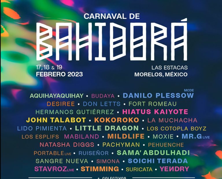 ¡Festival Bahidorá anuncia su cartel de artistas!