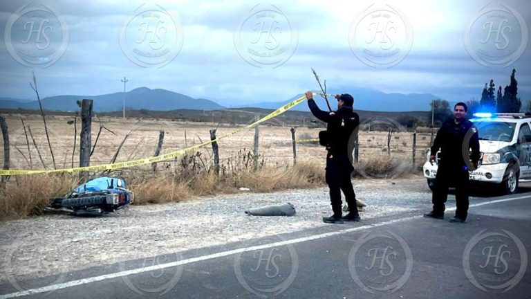 Muere motociclista en Ramos Arizpe