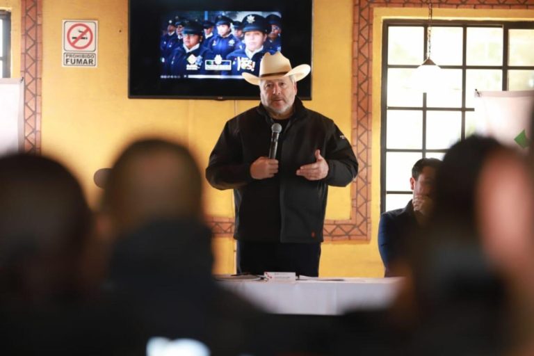 Reconoce Chema Fraustro labor del Agrupamiento Rural de la Policía