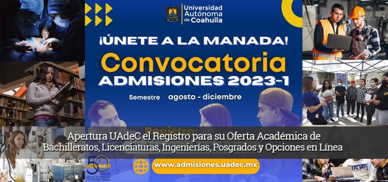 Abre UA de C el registro para su oferta académica de bachilleratos, licenciaturas, ingenierías, posgrados y opciones en Línea