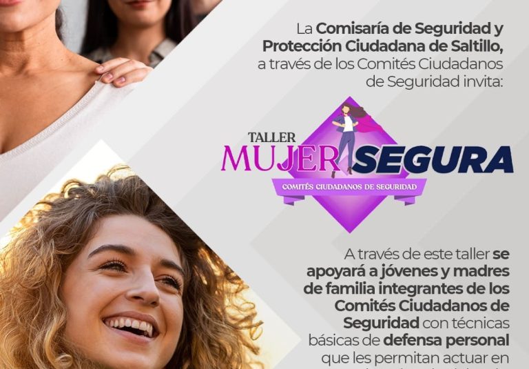 Pueden ciudadanas saltillenses aprender defensa personal a través del taller “Mujer Segura”