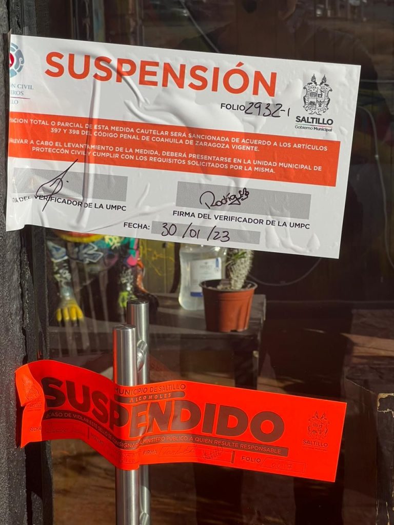 Suspenden temporalmente actividades del bar Sayulita