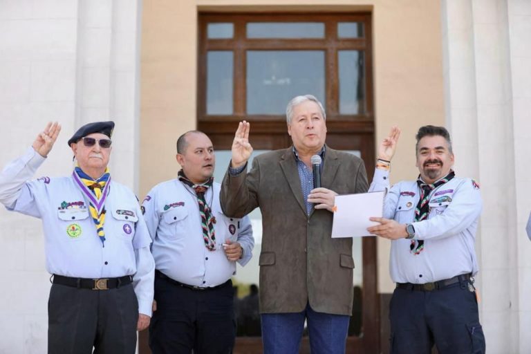 Destaca alcalde Chema Fraustro trabajo de los Scouts en Saltillo