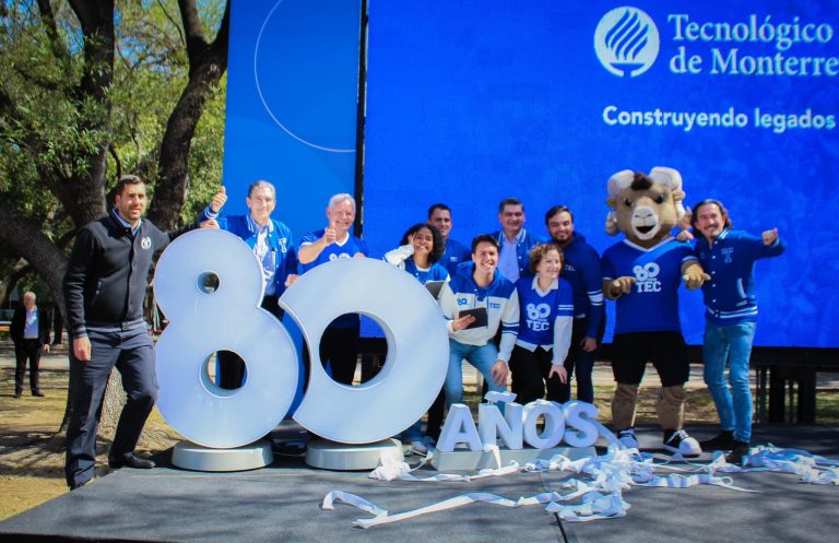 Presenta Tec de Monterrey ante comunidad estudiantil festejos por sus 80 años