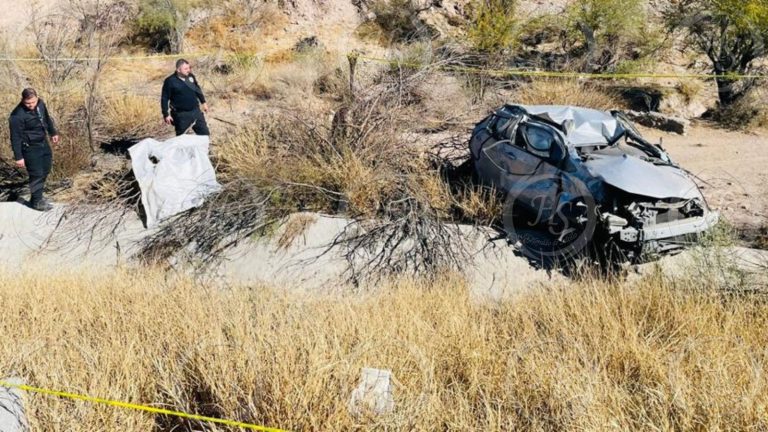 Vuelca por exceso de velocidad y pierde la vida en la Saltillo-Torreón