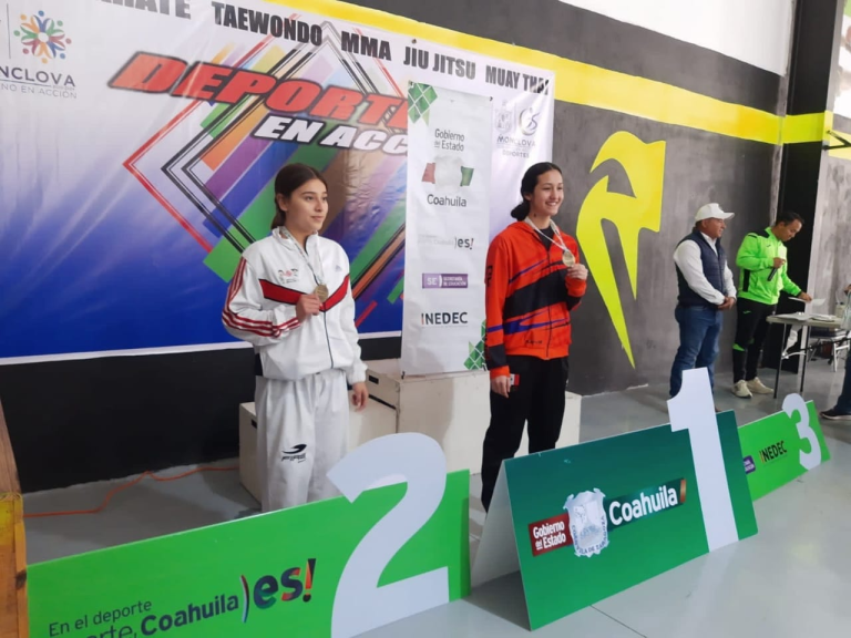 Realizan estatal de karate, en Monclova