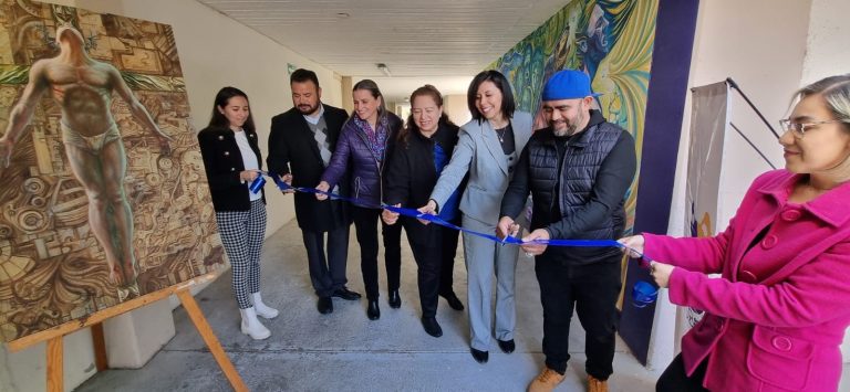 Inicia UA de C el proyecto “In Situ: un Mural en tu Escuela”; inauguran el primero en edificio de DPC en Camporredondo