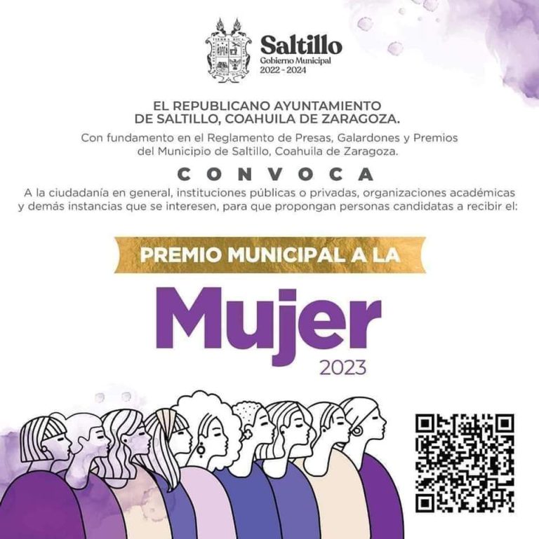 Inscríbete al Premio Municipal a la Mujer; tienes hasta el viernes