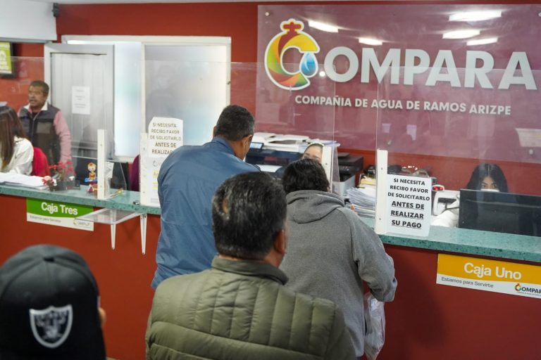 Responden ramosarizpenses al pago de anualidad en servicio de agua potable