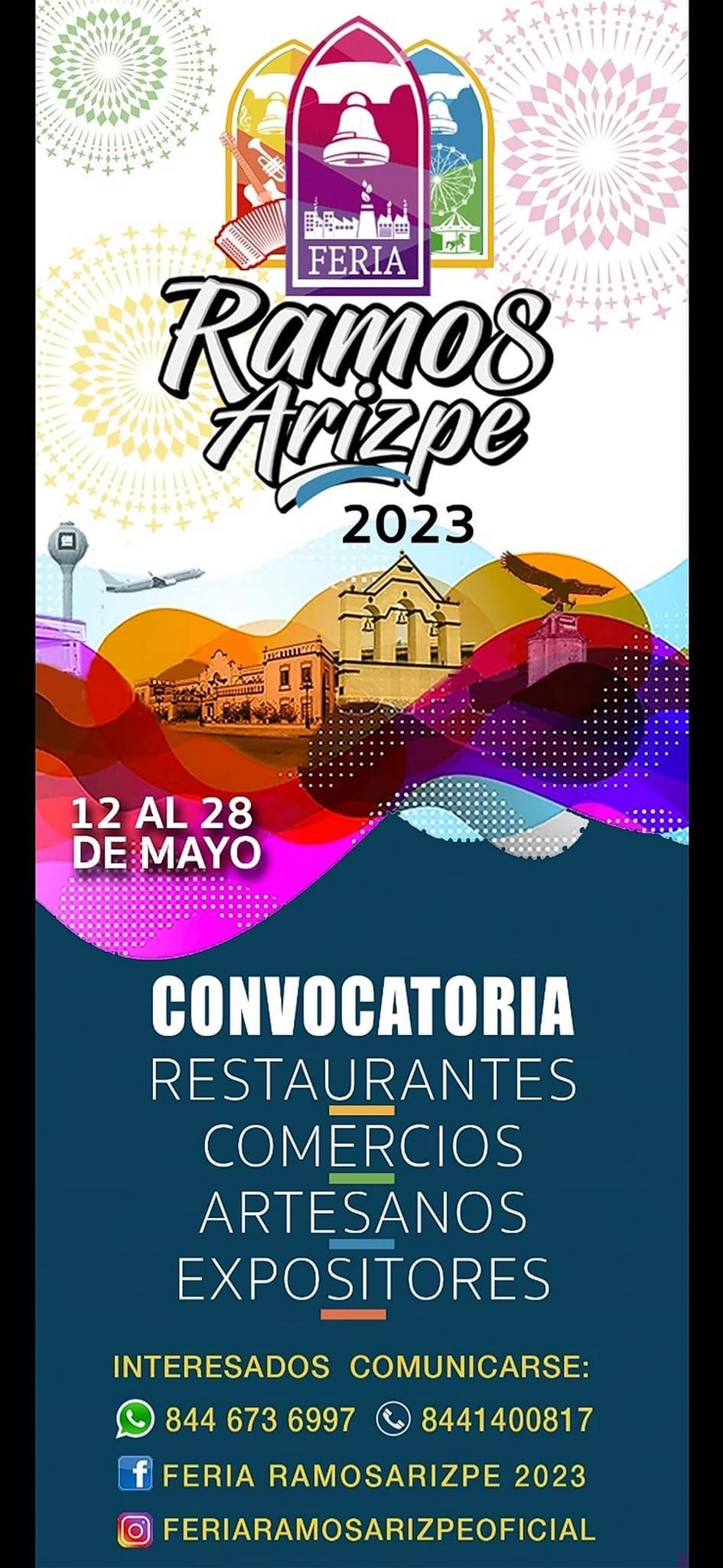 Cartelera Para Feria De Ramos Arizpe 2023 Al 90 Por Ciento