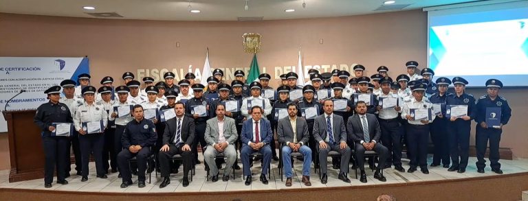 Coahuila certifica al primer grupo de Policías Municipales en Justicia Cívica