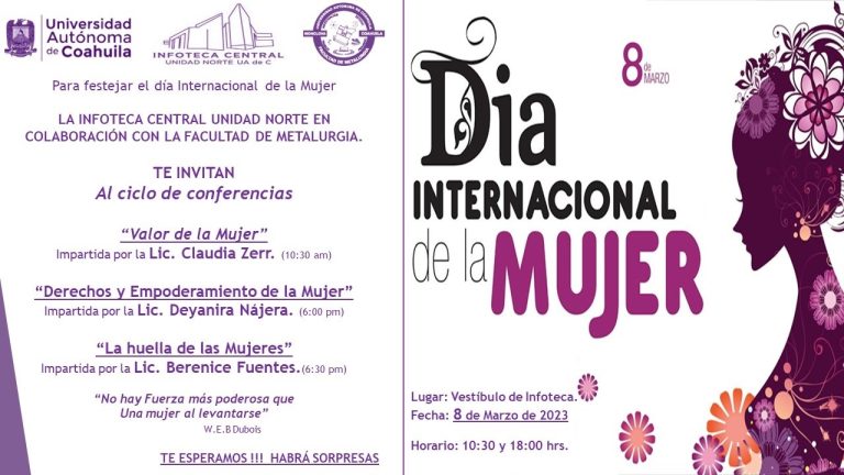 Con diversas actividades conmemorará UAdeC el Día Internacional de la Mujer