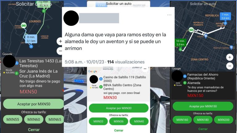 En Saltillo, utilizan app InDriver para prostituirse