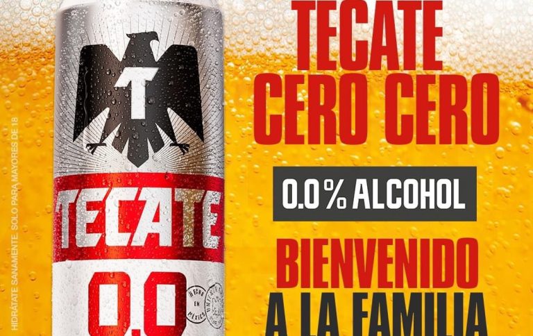 Llega Tecate 0.0, cerveza sin alcohol que conquistará a los paladares mexicanos