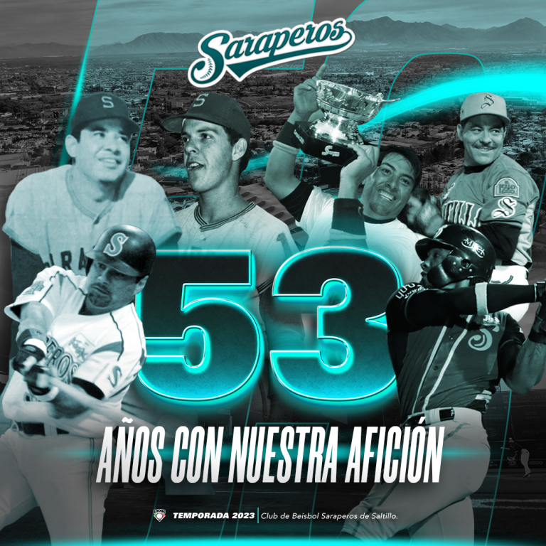 Recapitulación de una gran historia de Saraperos de Saltillo, que cumple 53 años siendo un referente en la liga mexicana de béisbol