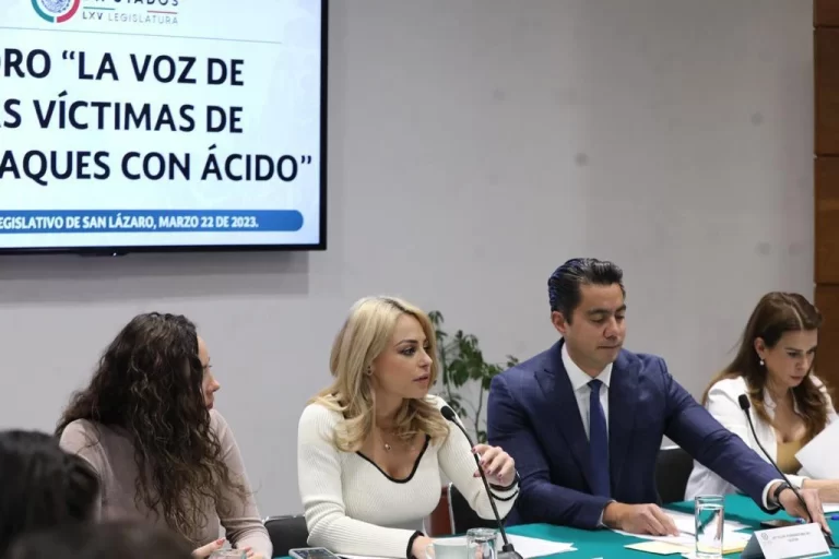 Diputada priísta Carolina Viggiano llama al gobierno federal a destinar recursos para atención a víctimas de ataques con ácido