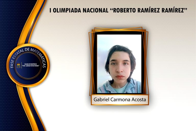 Alumno de la UA de C representará a Coahuila en la Olimpiada Nacional de Matemáticas de la ANPM