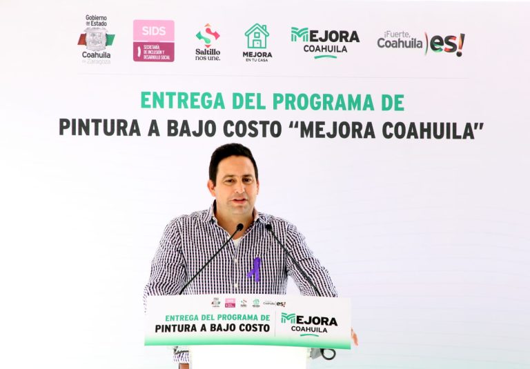 Arranca Coahuila programa de Pintura a Bajo Costo