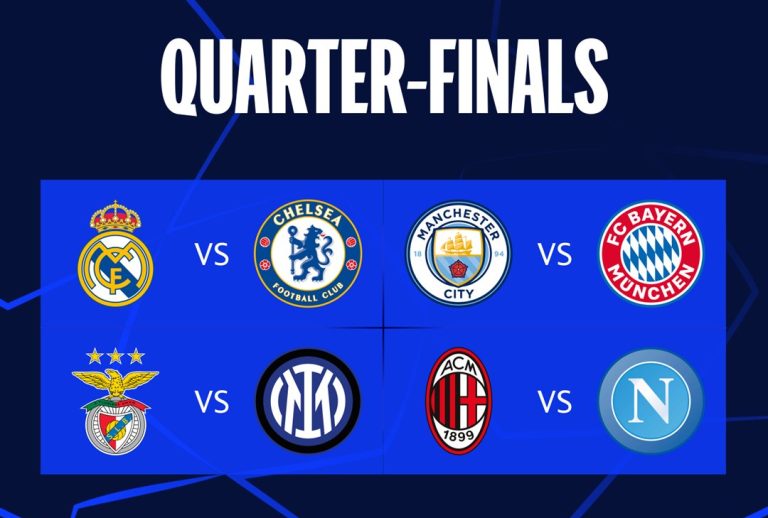 Así quedaron los cuartos de final de la Champions League